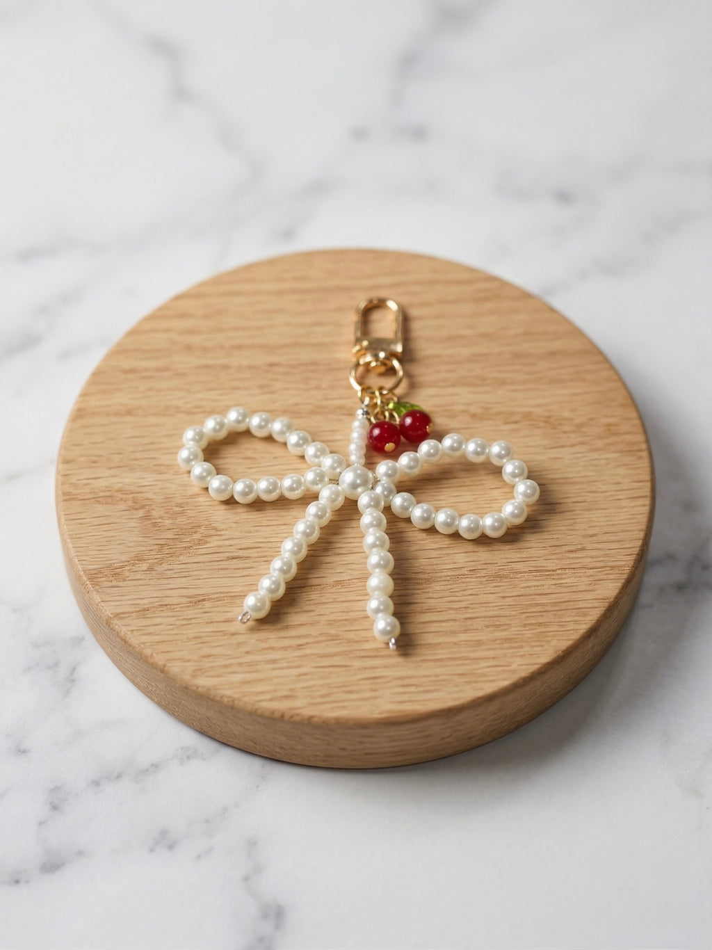 Cherry Bow Charm