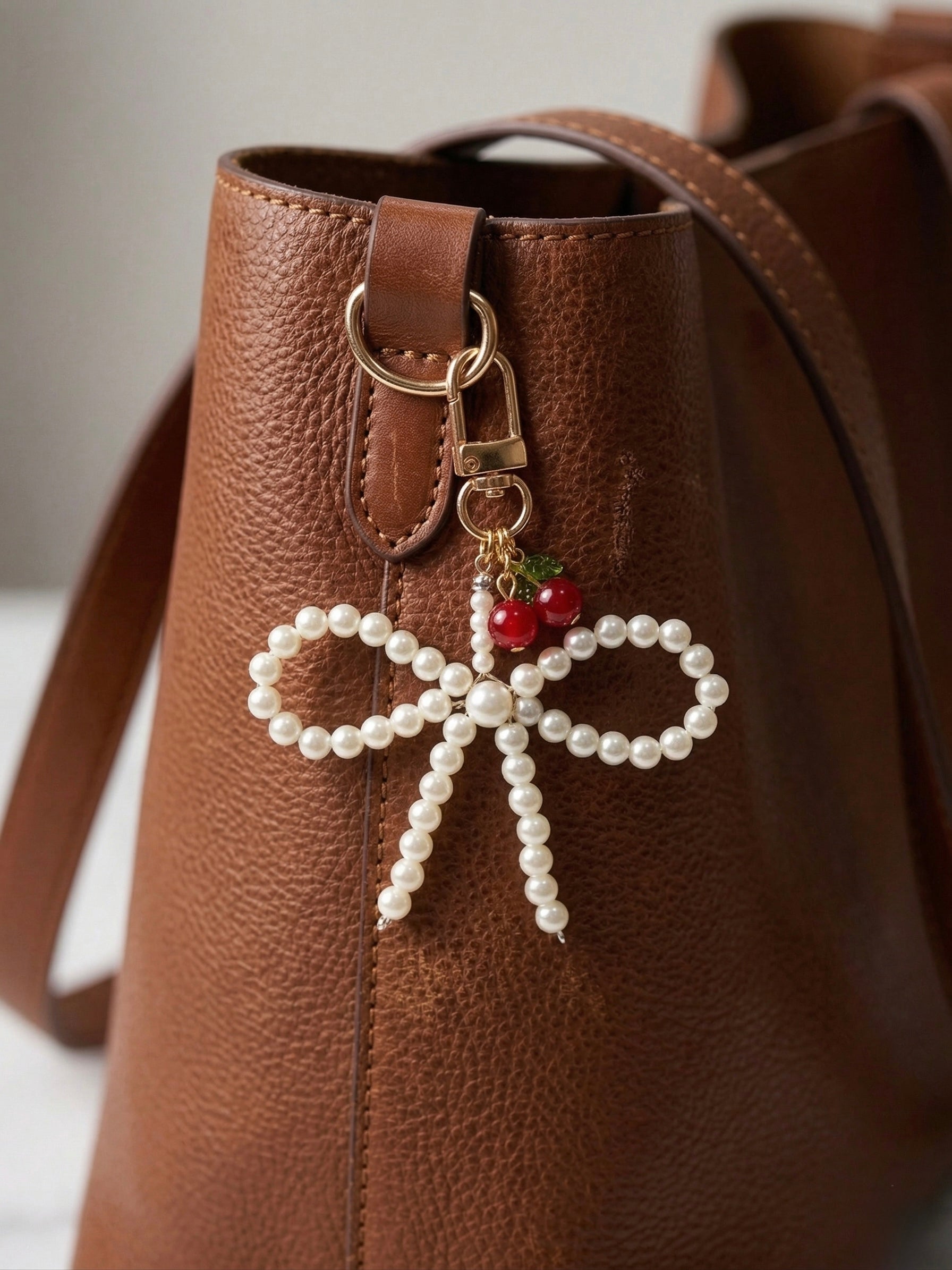 Cherry Bow Charm
